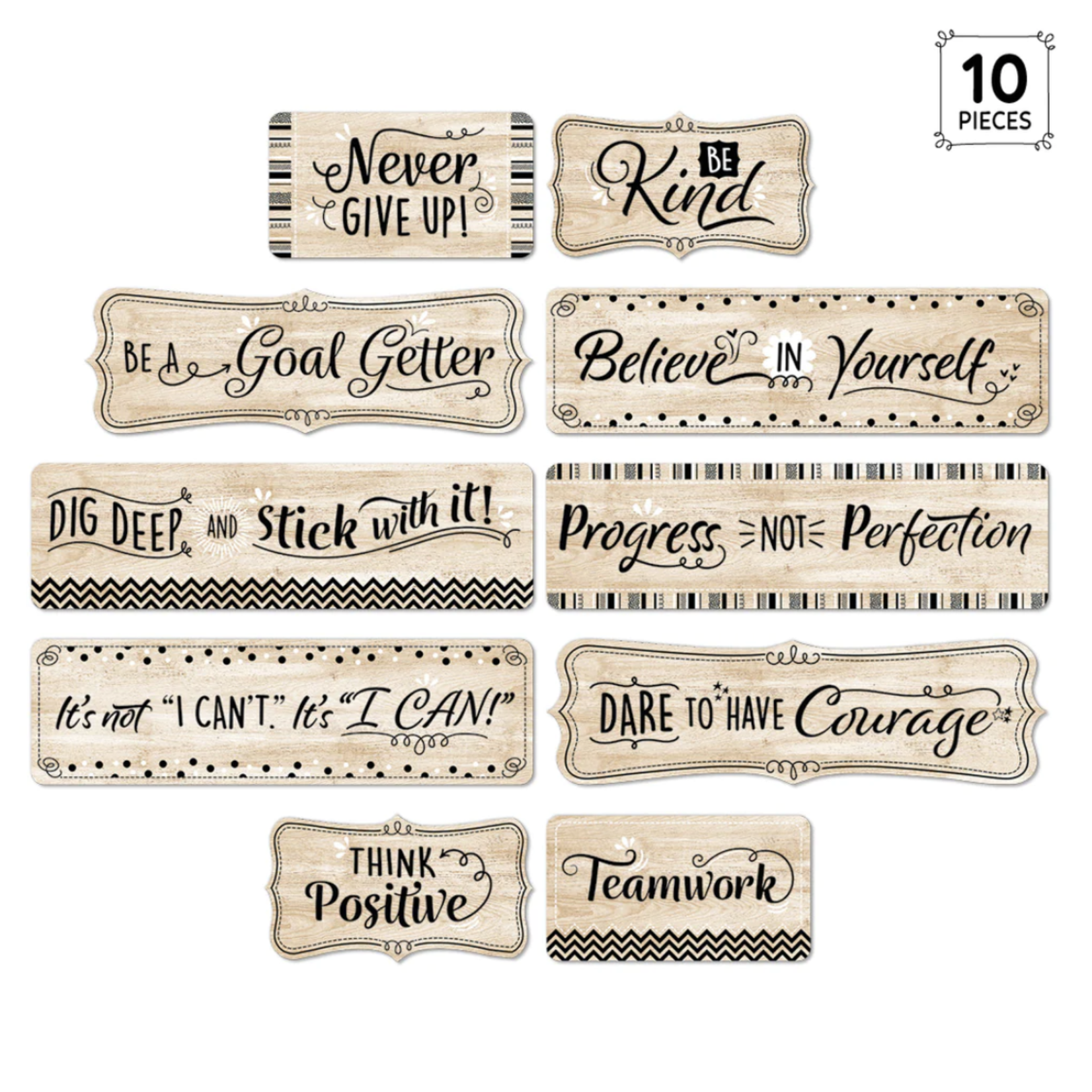CREATIVE TEACHING PRESS Core Decor Mindset Matters Headlines Mini Bulletin Board