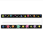 CREATIVE TEACHING PRESS Star Bright Colorful Stars on Black Name Plates