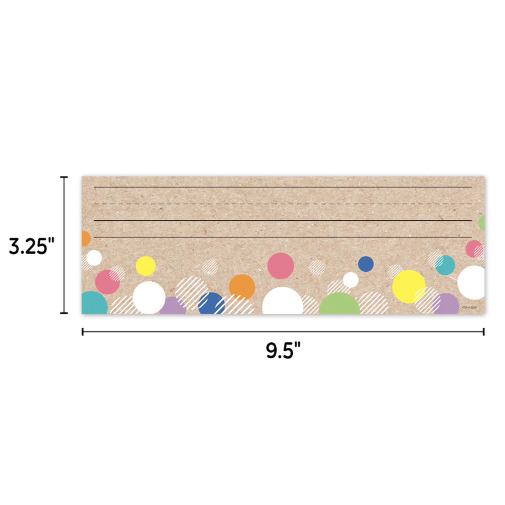 CREATIVE TEACHING PRESS Krafty Pop! Colorful Kraft Bubbles Name Plates
