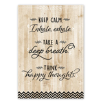 CREATIVE TEACHING PRESS Core Decor Black, White, and Wood Inspire U Keep Calm... Poster