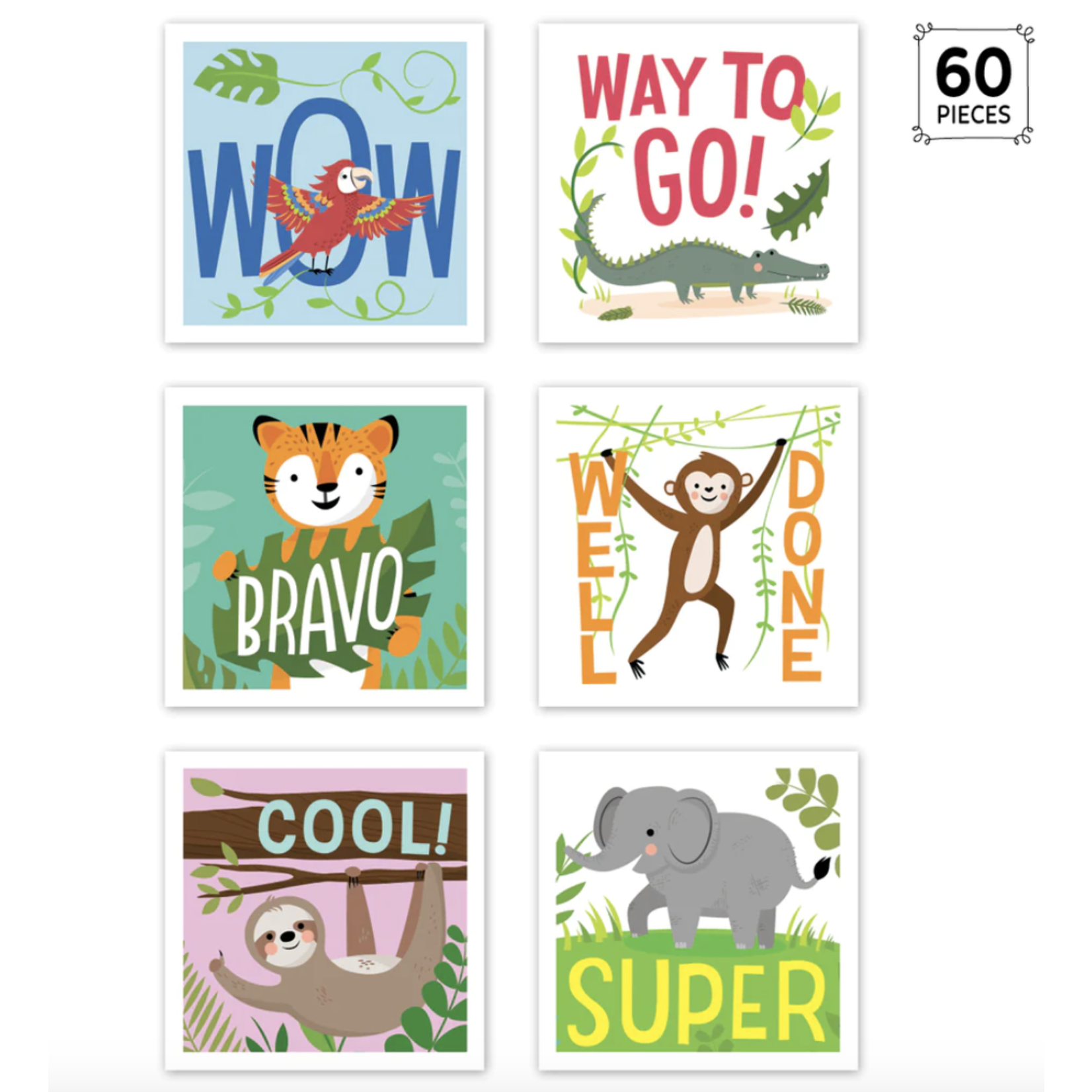 CREATIVE TEACHING PRESS Jungle Friends Reward Stickers