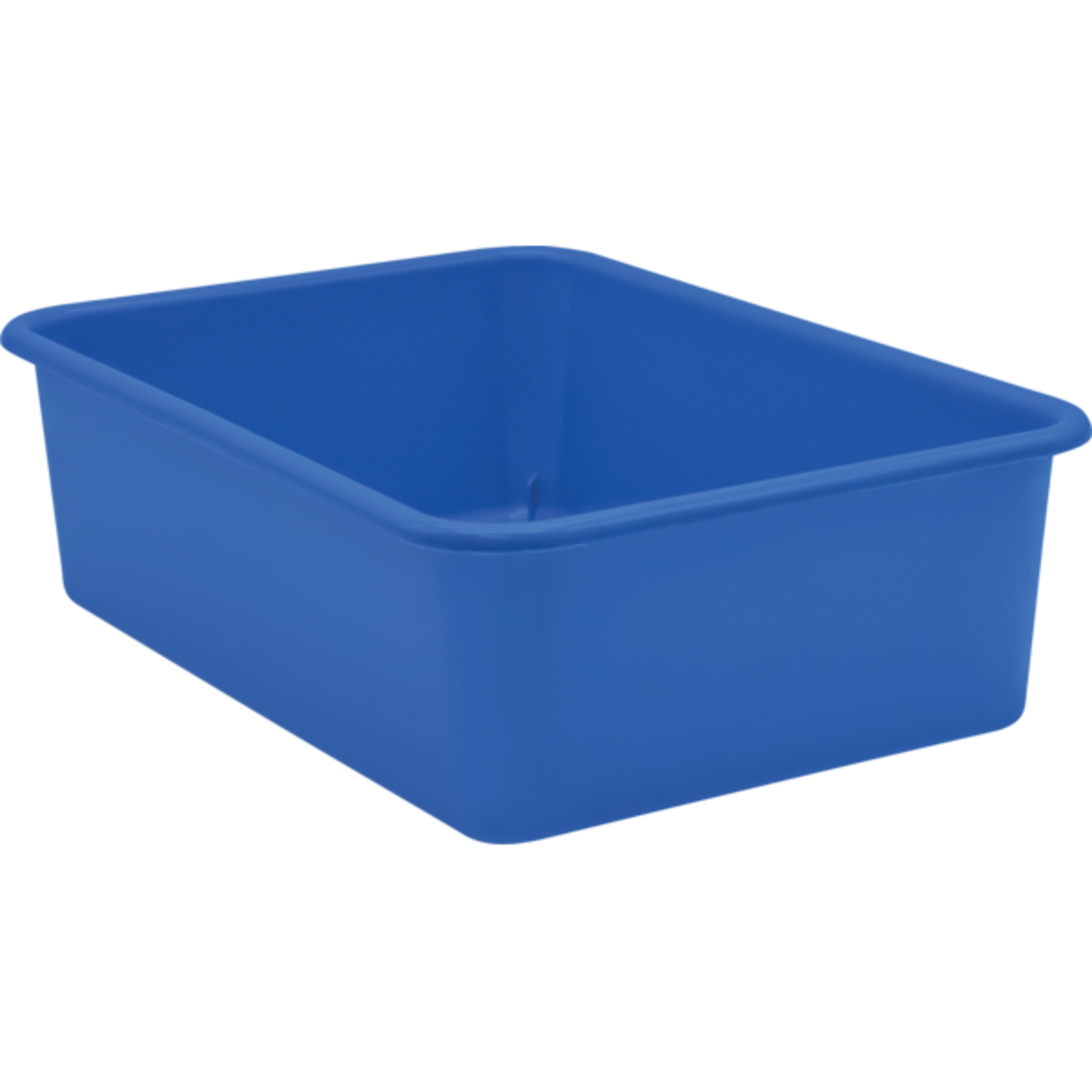 TEACHER CREATED RESOURCES Blue Large Plastic Storage Bin