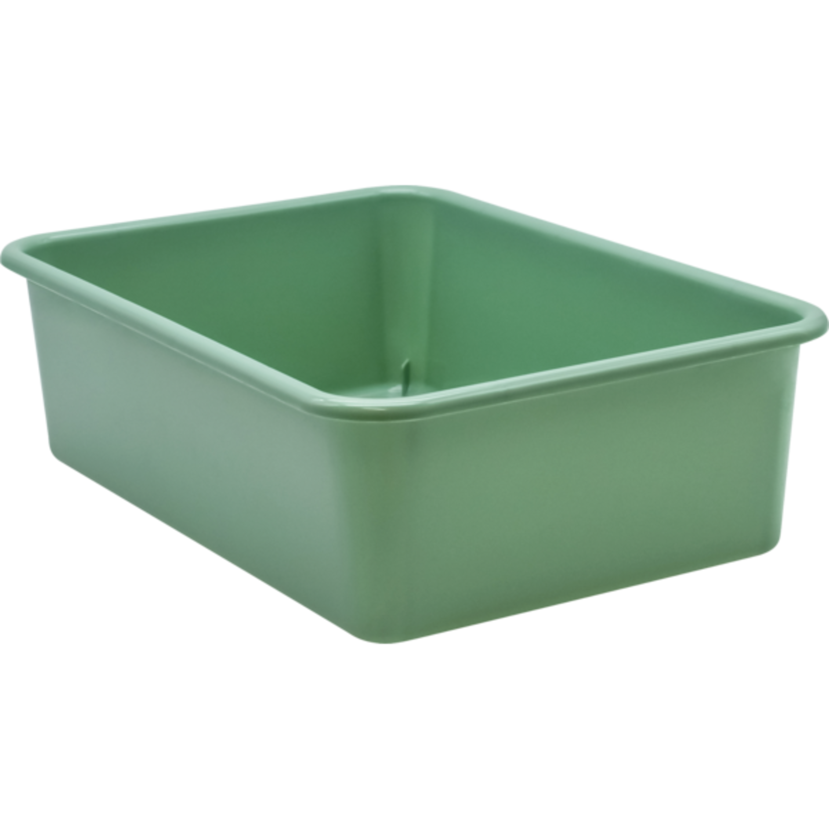 TEACHER CREATED RESOURCES Eucalyptus Green Large Plastic Storage Bin