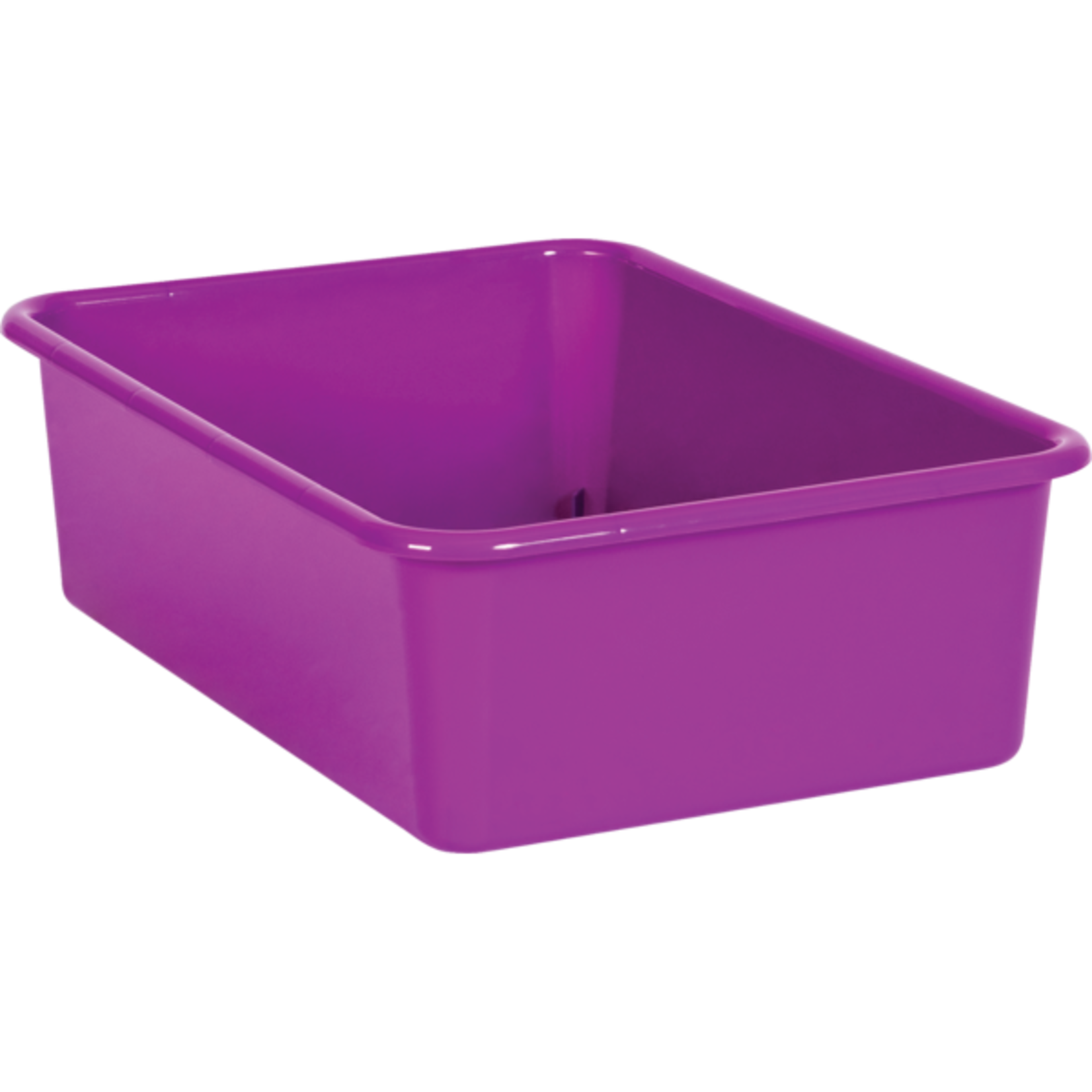 TEACHER CREATED RESOURCES Purple Large Plastic Storage Bin