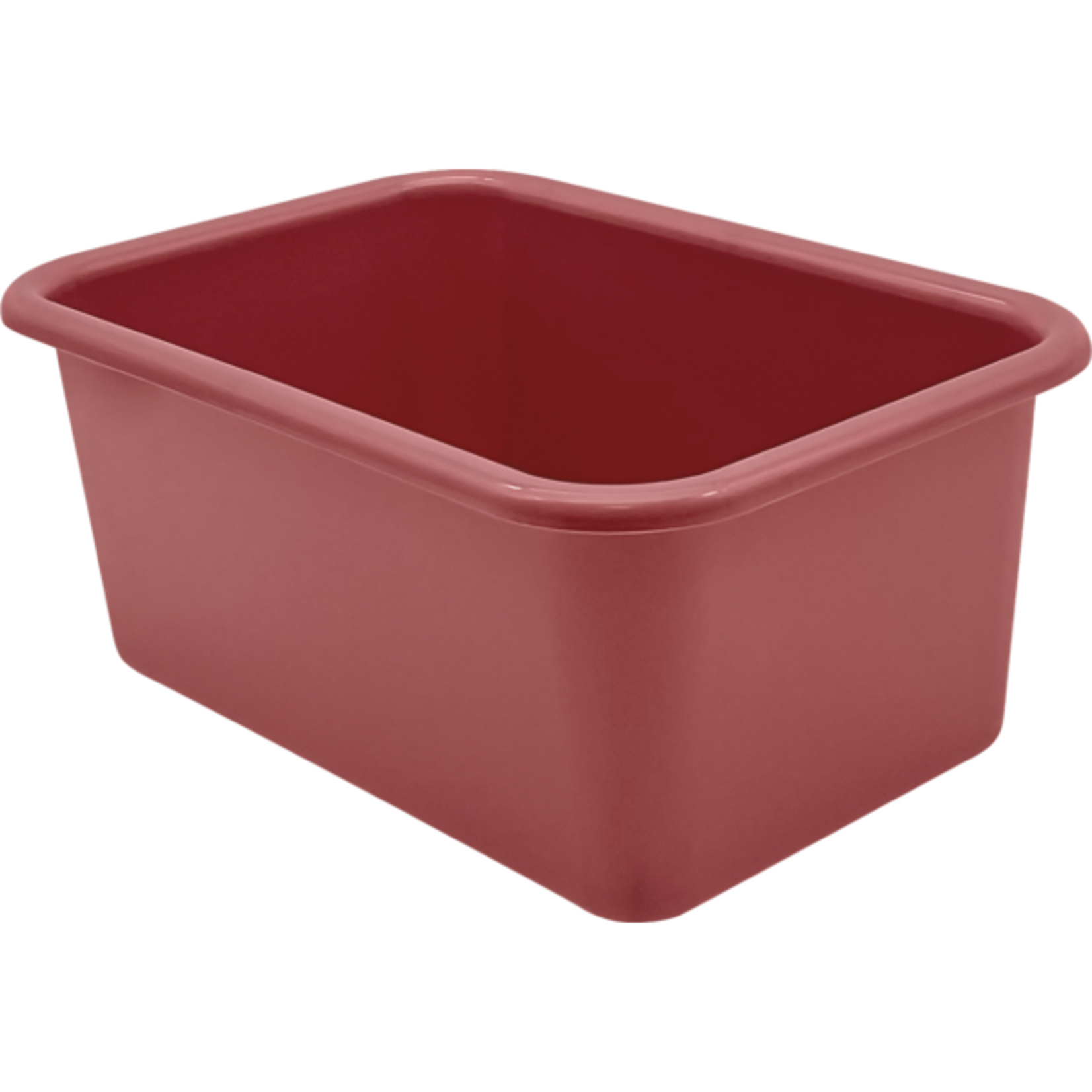 TEACHER CREATED RESOURCES Deep Rose Small Plastic Storage Bin