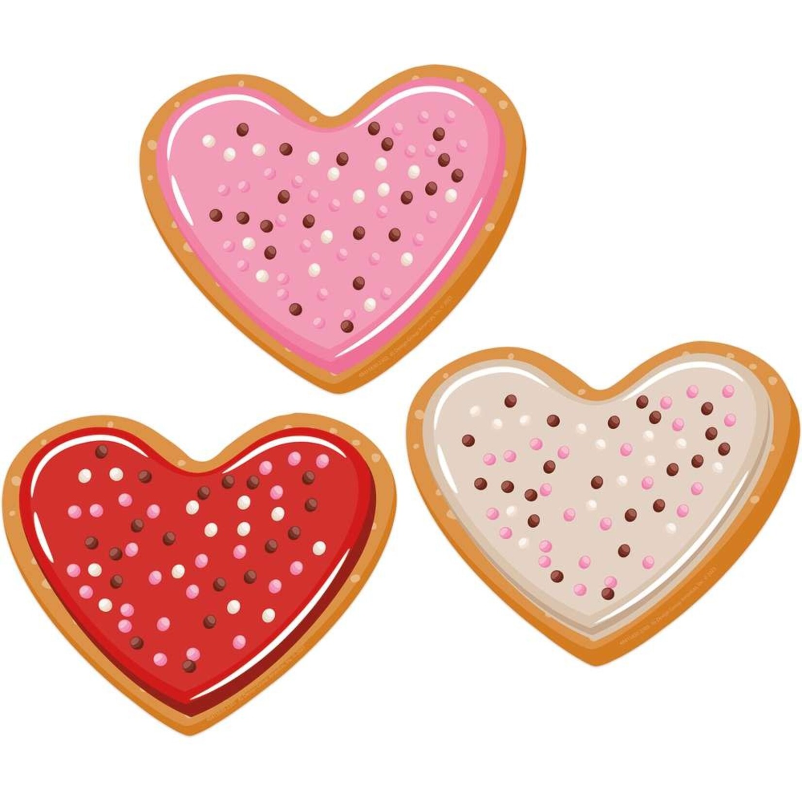 Heart Cookies Paper Cut-Outs