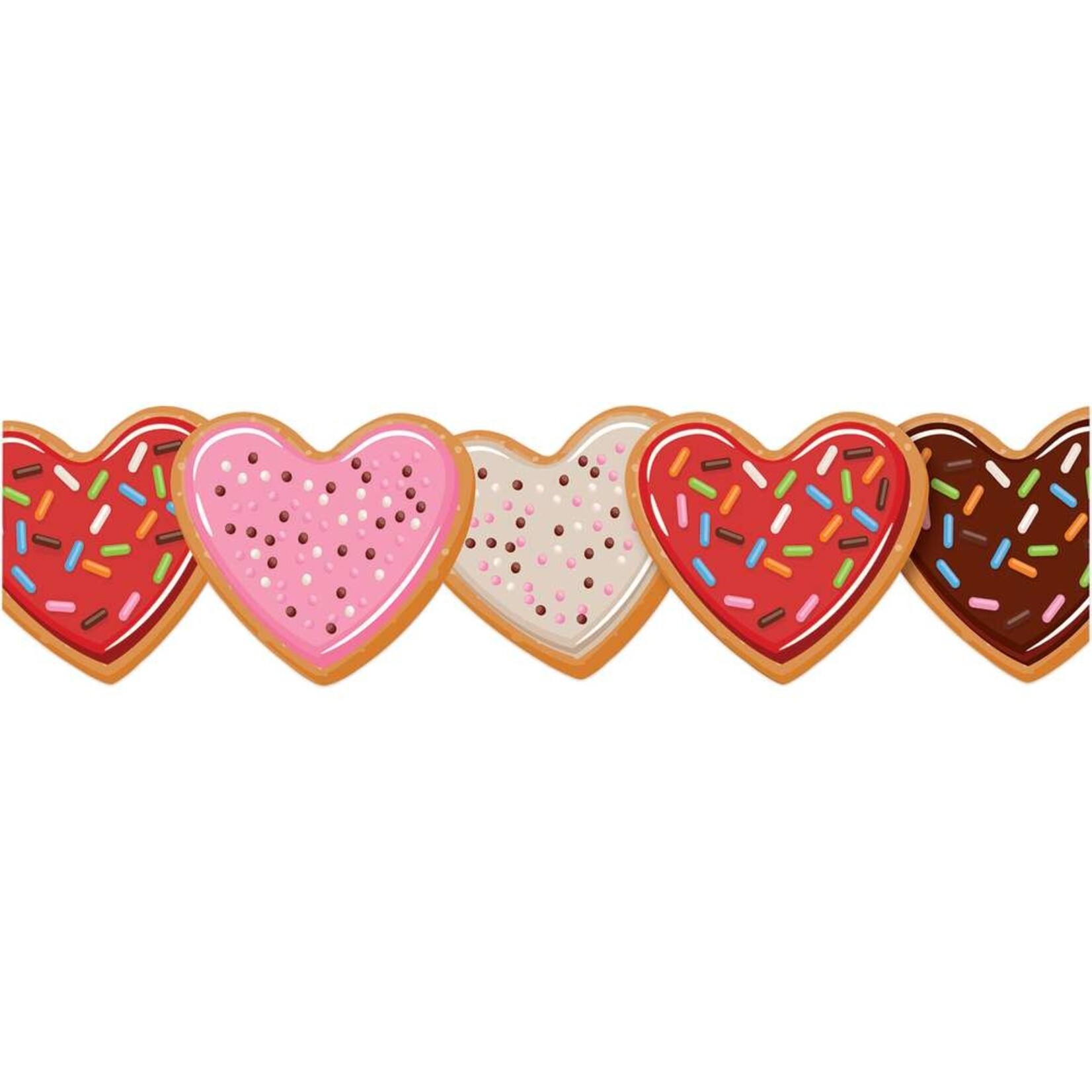 Heart Cookies Extra Wide Deco Trim