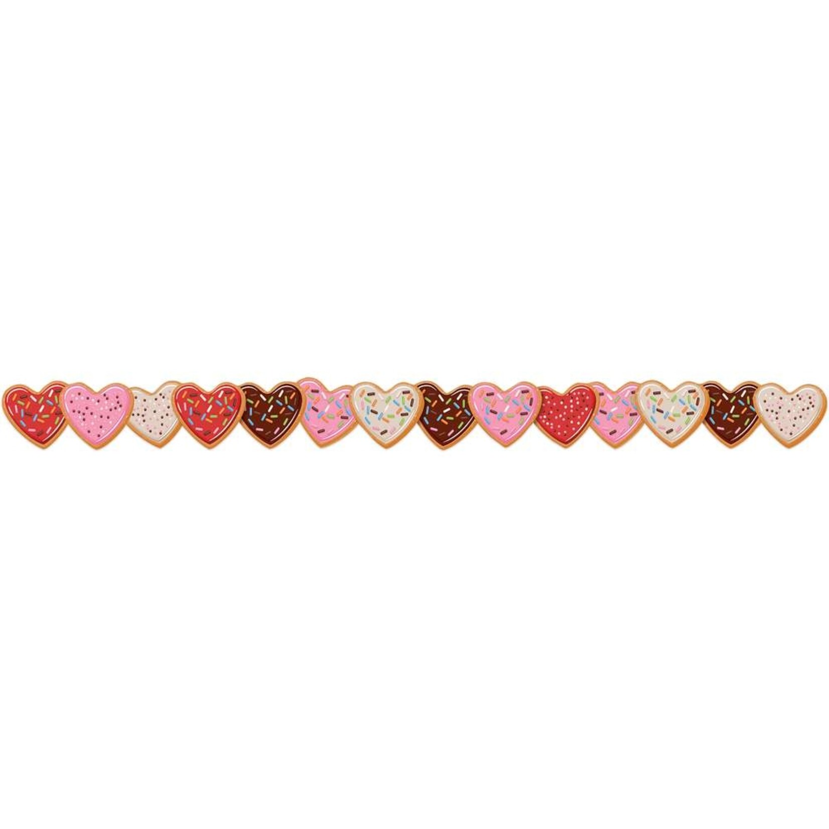 Heart Cookies Extra Wide Deco Trim