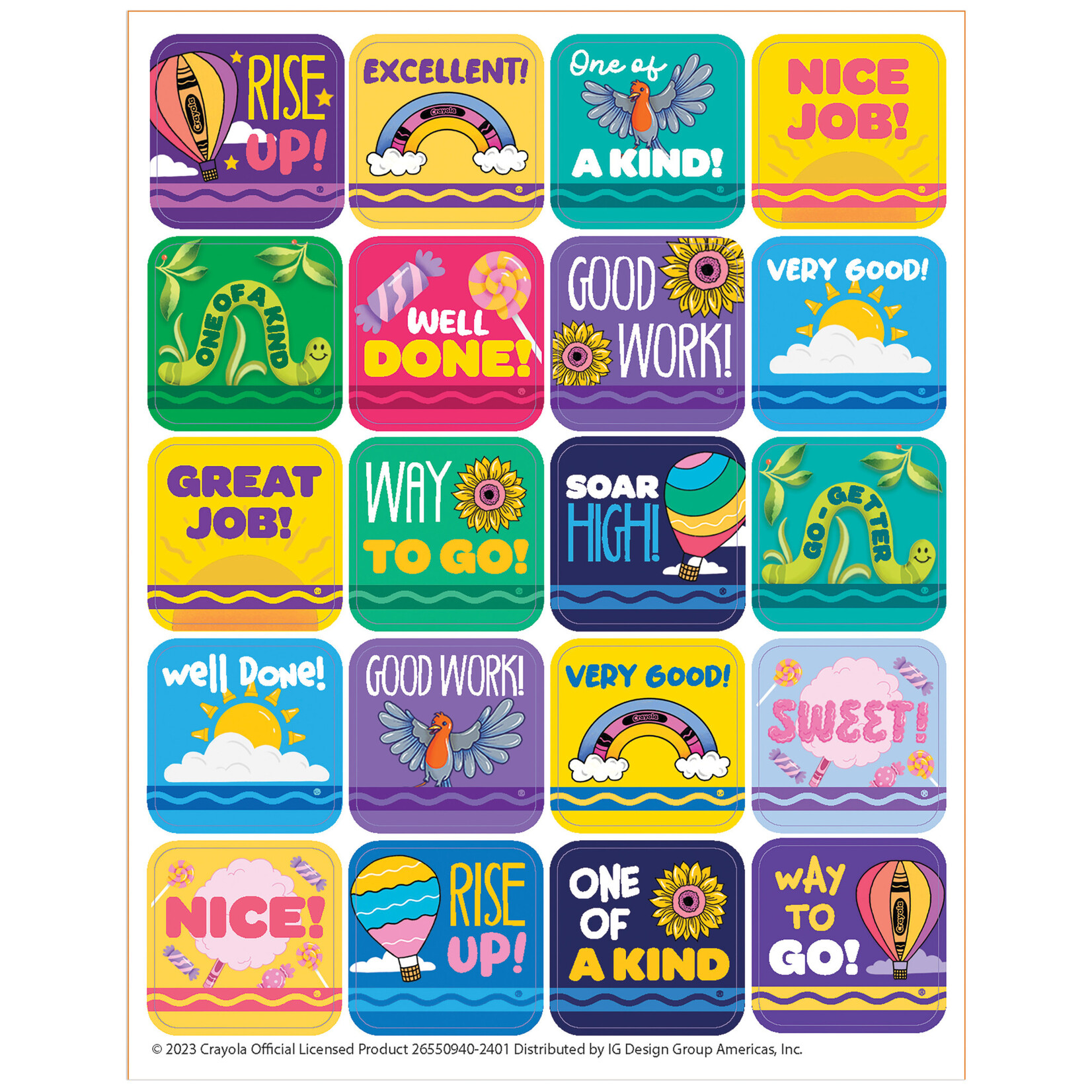 Crayola Colors of Kindness Stickers