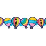 Crayola Colors of Kindness Hot Air Balloons Deco Trim