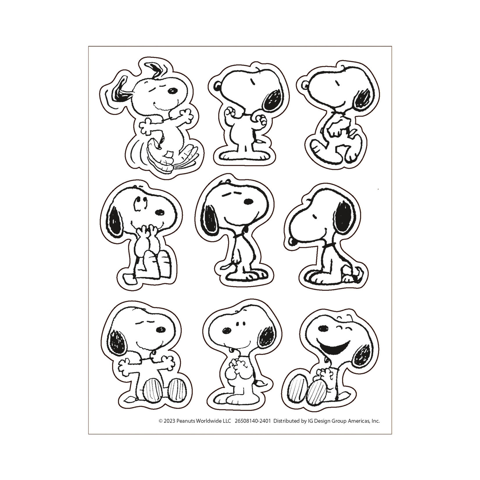 Peanuts Snoopy Die-Cut Giant Stickers