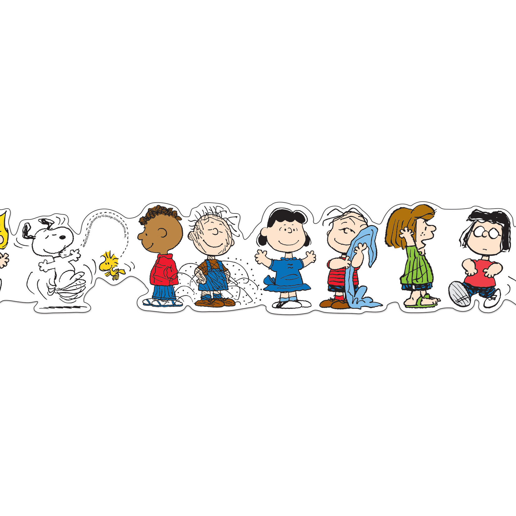 Peanuts Character Lineup Trim