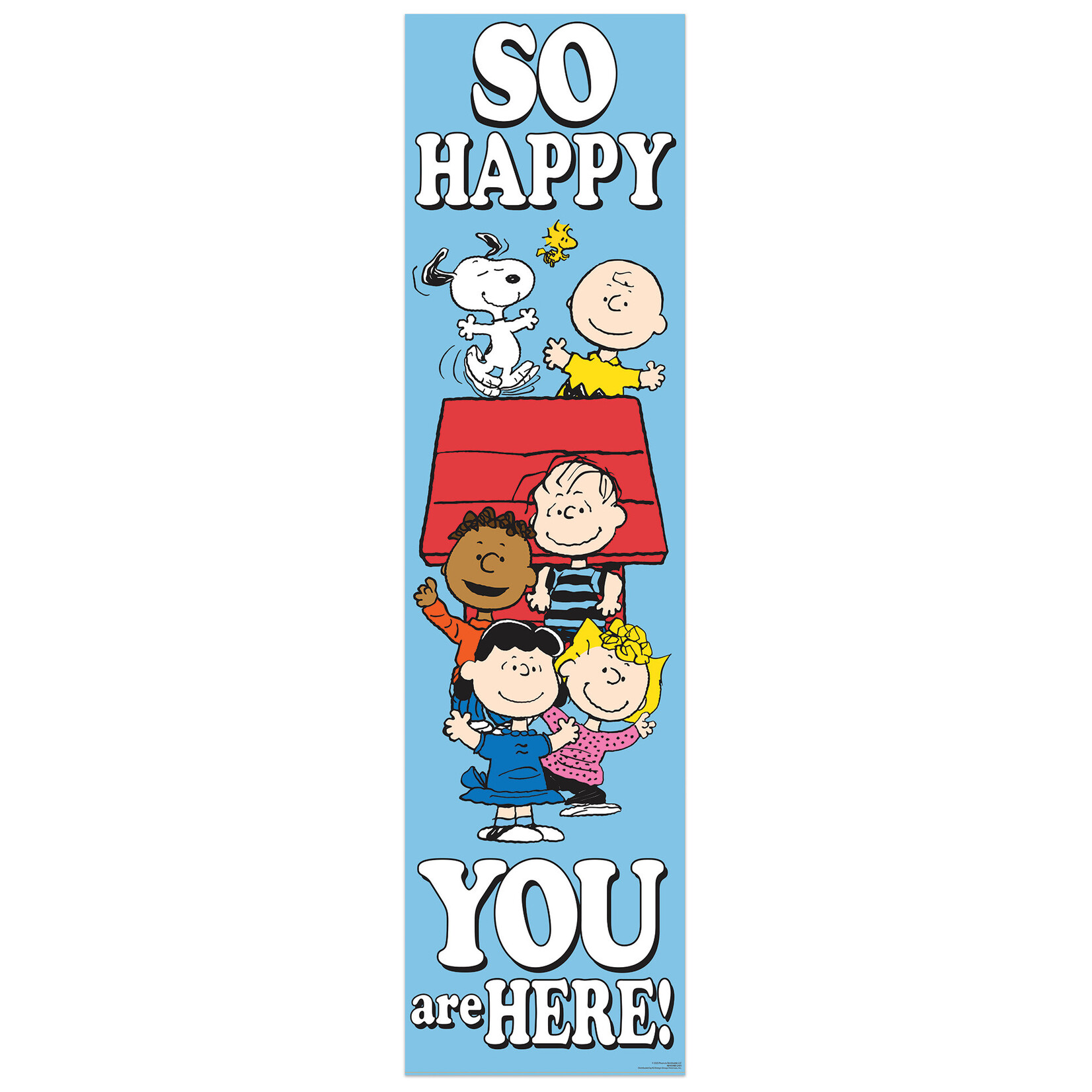Peanuts So Glad You Are Here! Banner