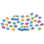 Seas the Day We Swim Together Mini Bulletin Board Set