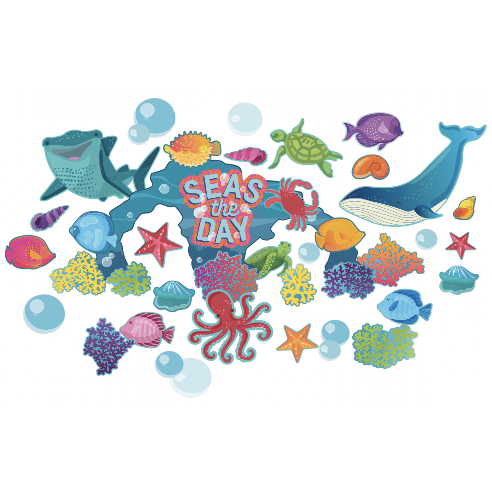 Seas the Day Bulletin Board Set