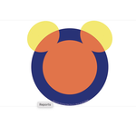 CLM Geo Mickey Paper Cut Outs