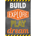 TEACHER CREATED RESOURCES CLM Build, Explore, Play, Dream Positive Poster