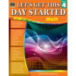 TEACHER CREATED RESOURCES Let's Get This Day Started: Math Grade 4
