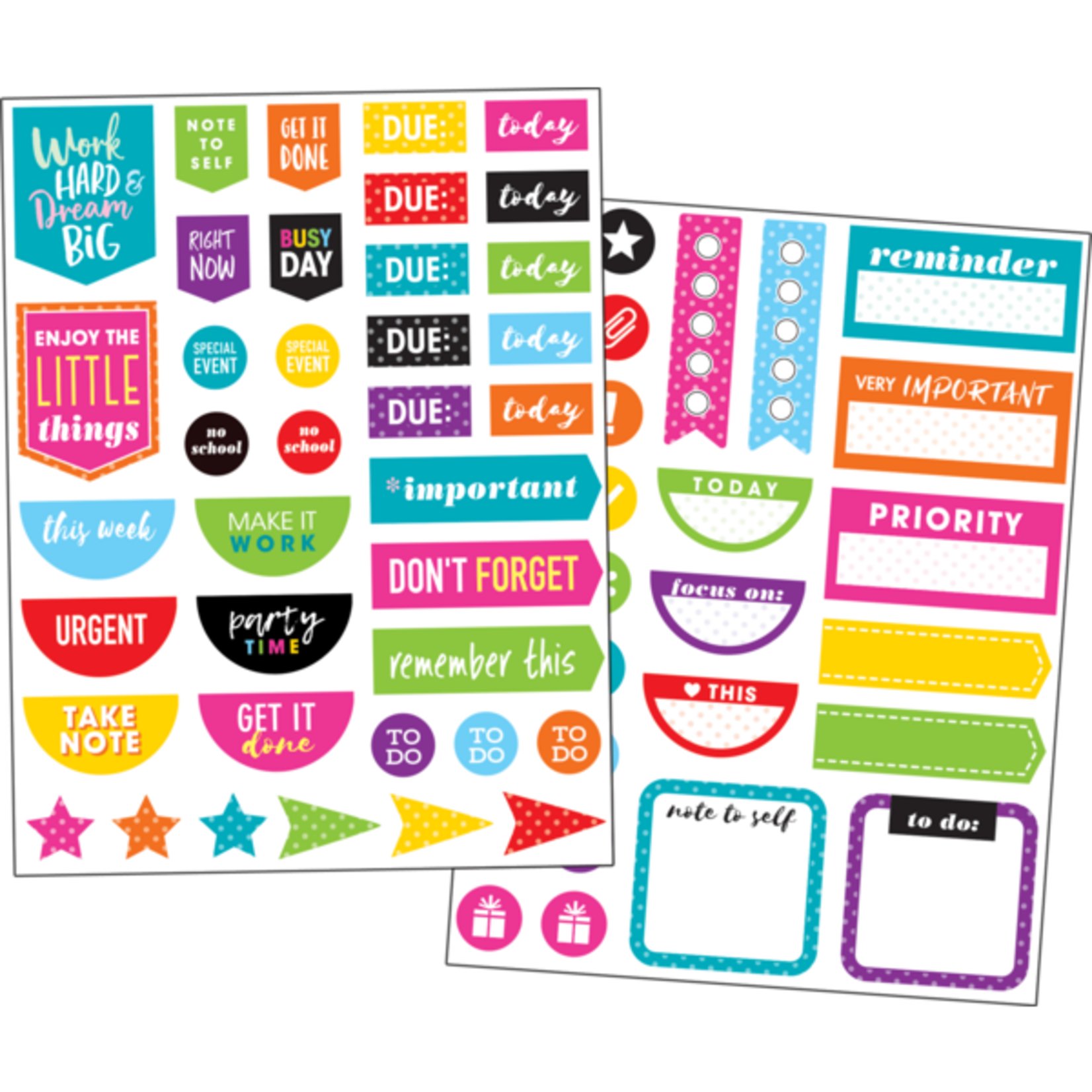 TEACHER CREATED RESOURCES CLM Colorful Planner Stickers