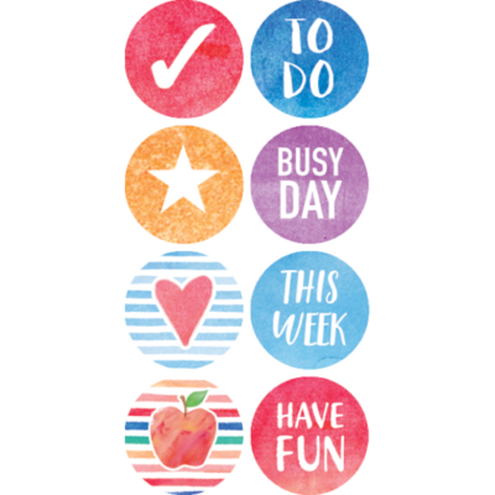 TEACHER CREATED RESOURCES CLM Watercolor Planner Mini Stickers