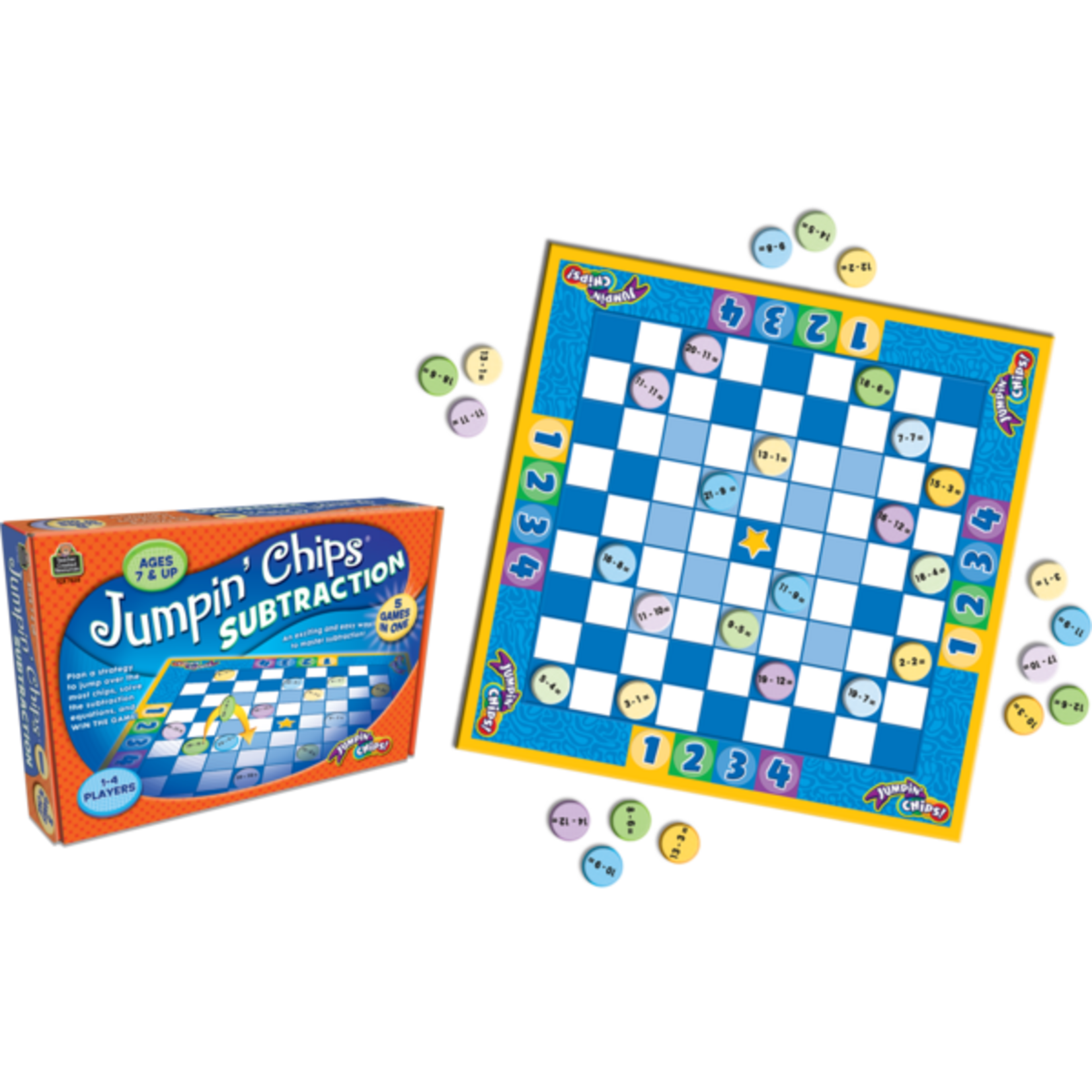 TEACHER CREATED RESOURCES Jumpin Chips: Subtraction