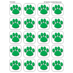 TEACHER CREATED RESOURCES Green Paw Prints Stickers