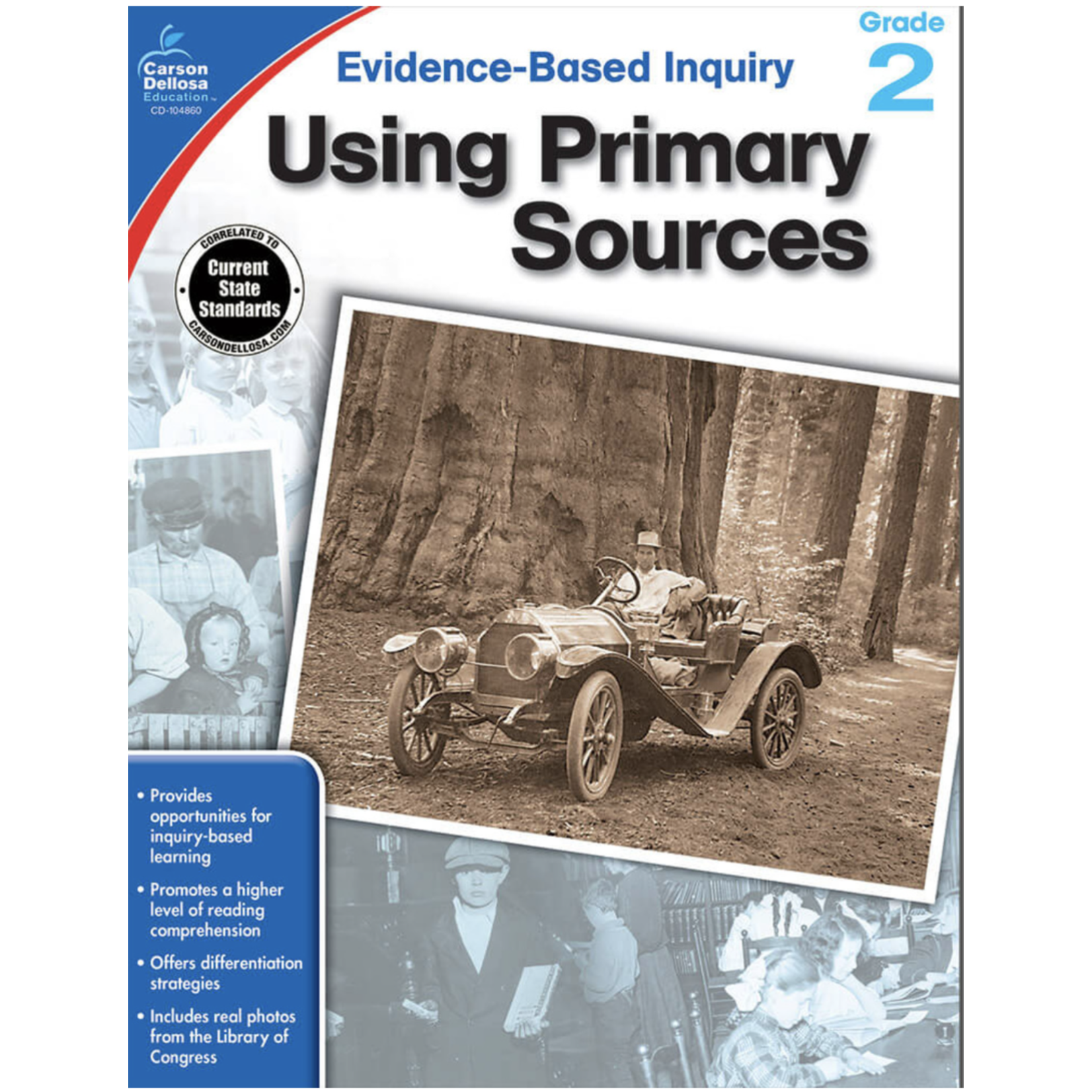 CARSON DELLOSA PUBLISHING CO Using Primary Sources Workbook Grade 2