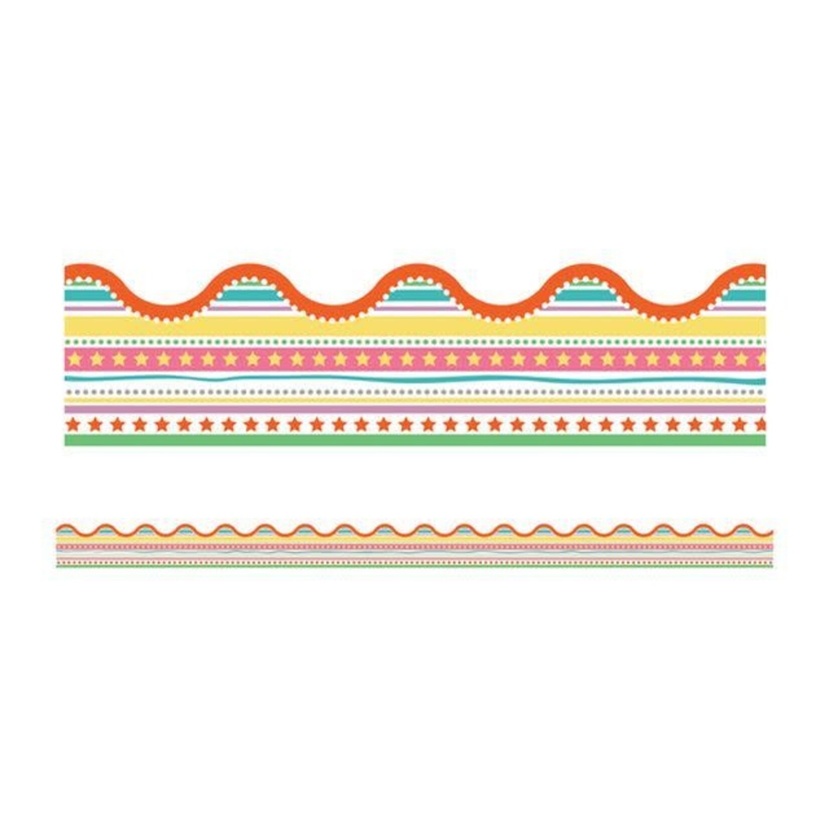 CARSON DELLOSA PUBLISHING CO Star Fair Up and Away Scalloped Border
