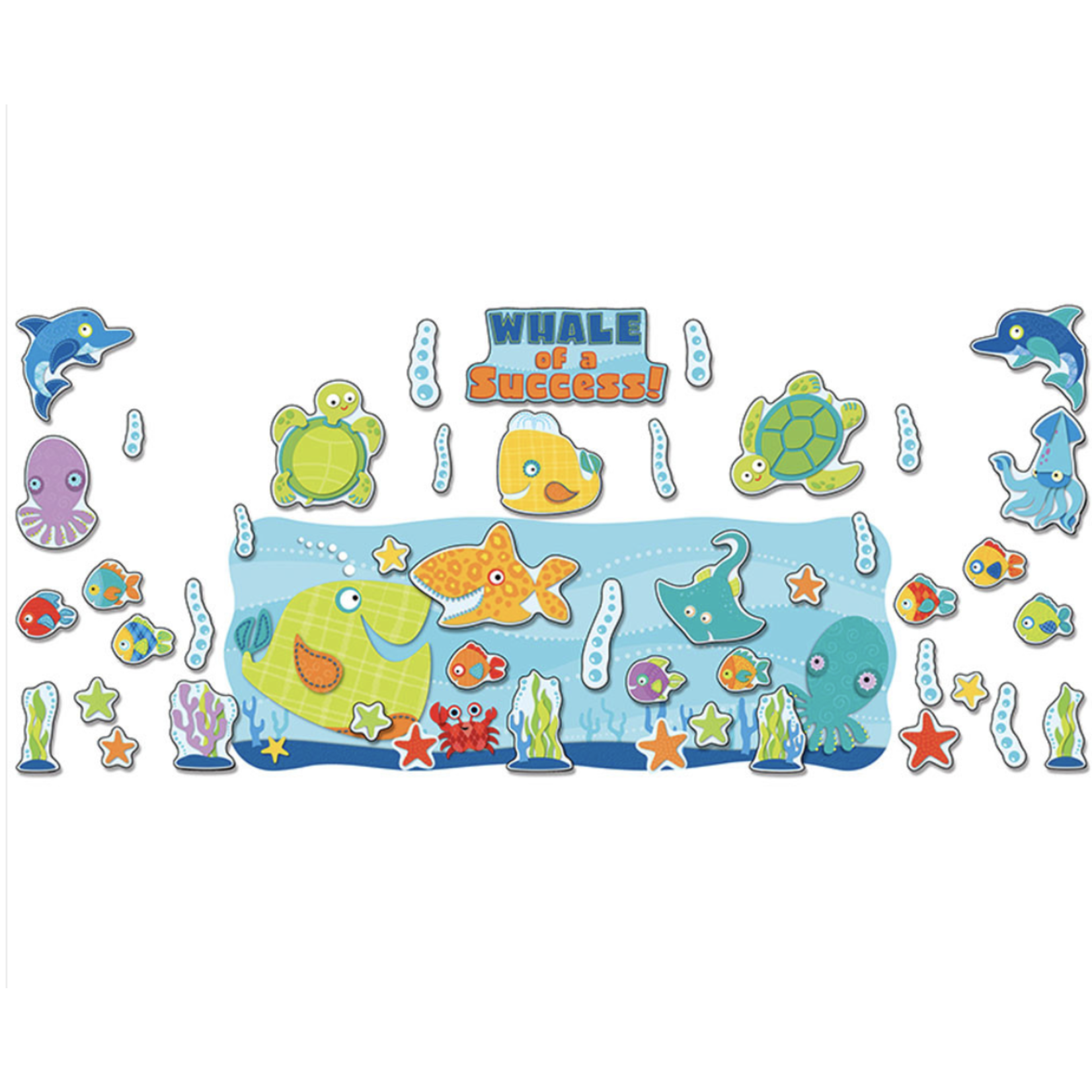 CARSON DELLOSA PUBLISHING CO Seaside Splash Bulletin Board Set