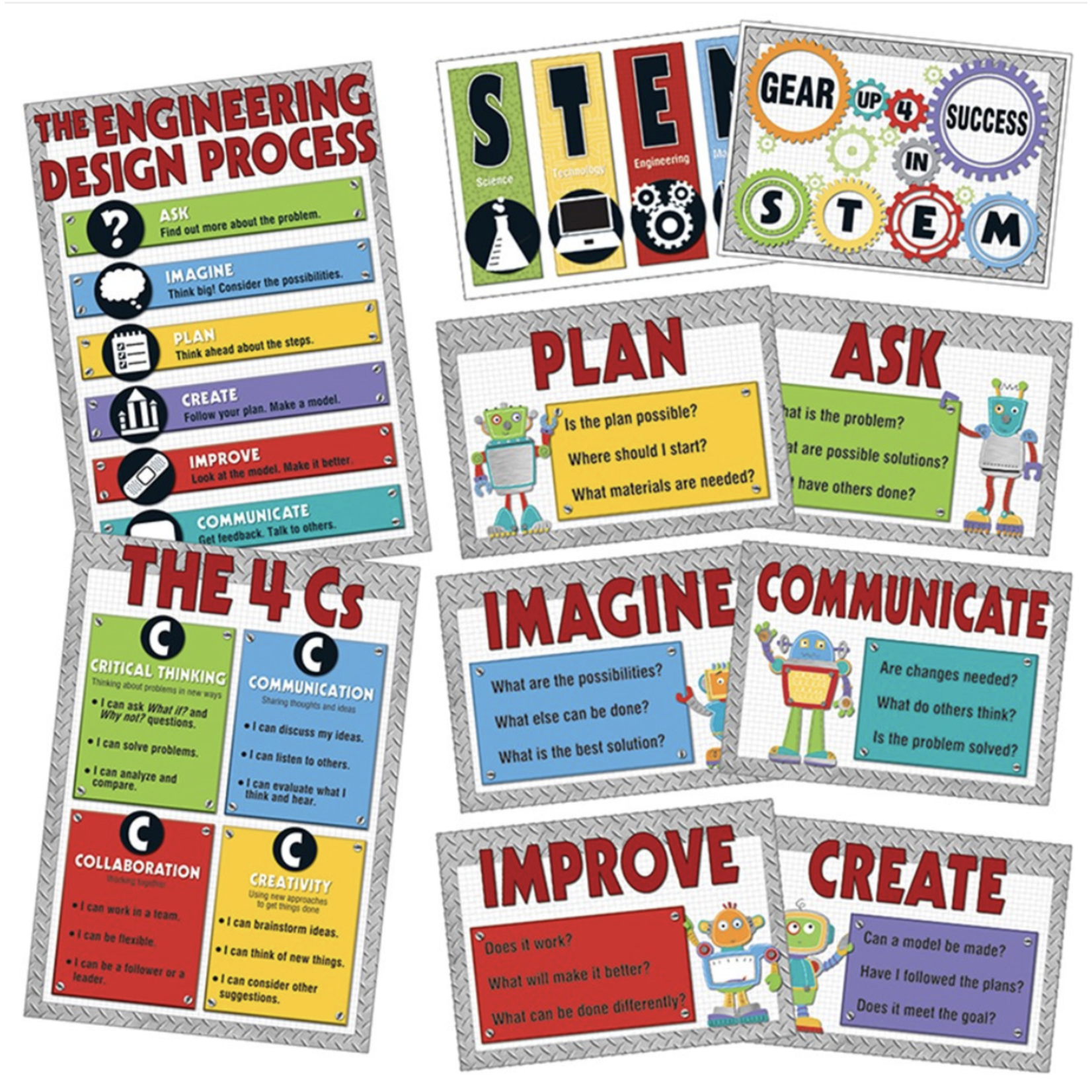 CARSON DELLOSA PUBLISHING CO STEM Bulletin Board Set