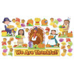 SCHOLASTIC TEACHING RESOURCES We Are Thankful! Bulletin Board Set