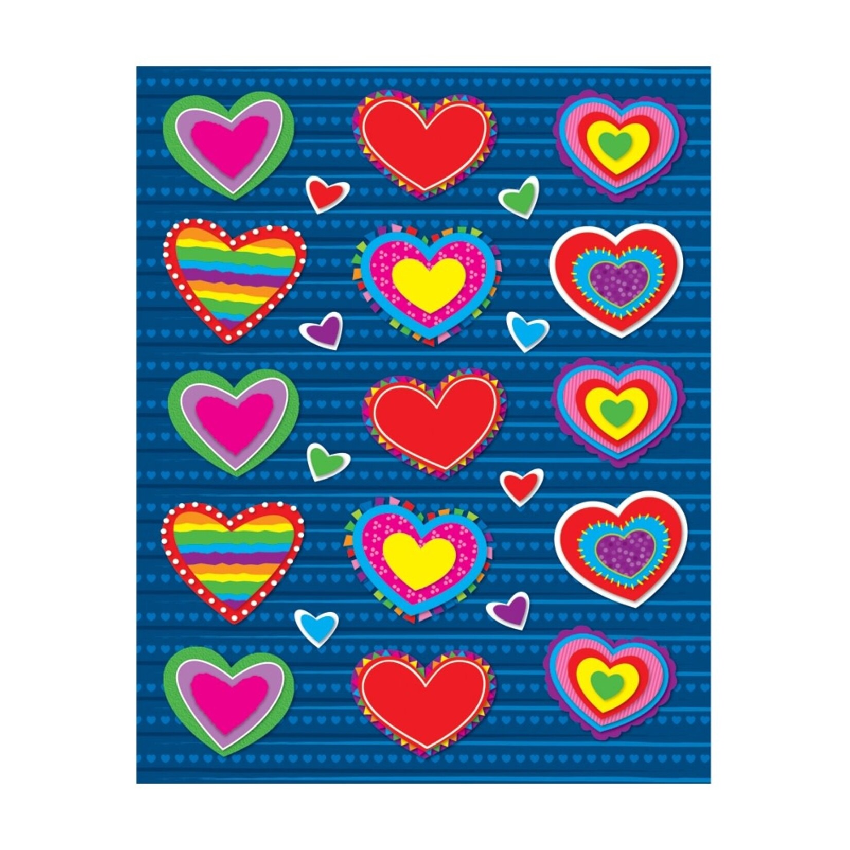 CARSON DELLOSA PUBLISHING CO Hearts Shape Stickers