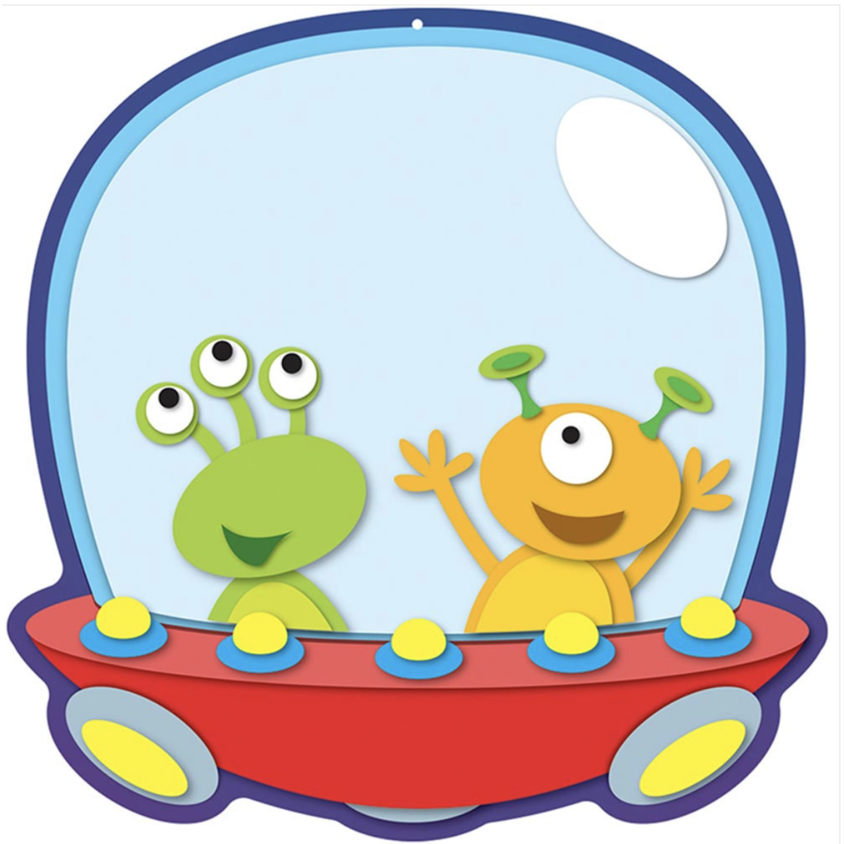 CARSON DELLOSA PUBLISHING CO Out Of This World Two Sided Decoration