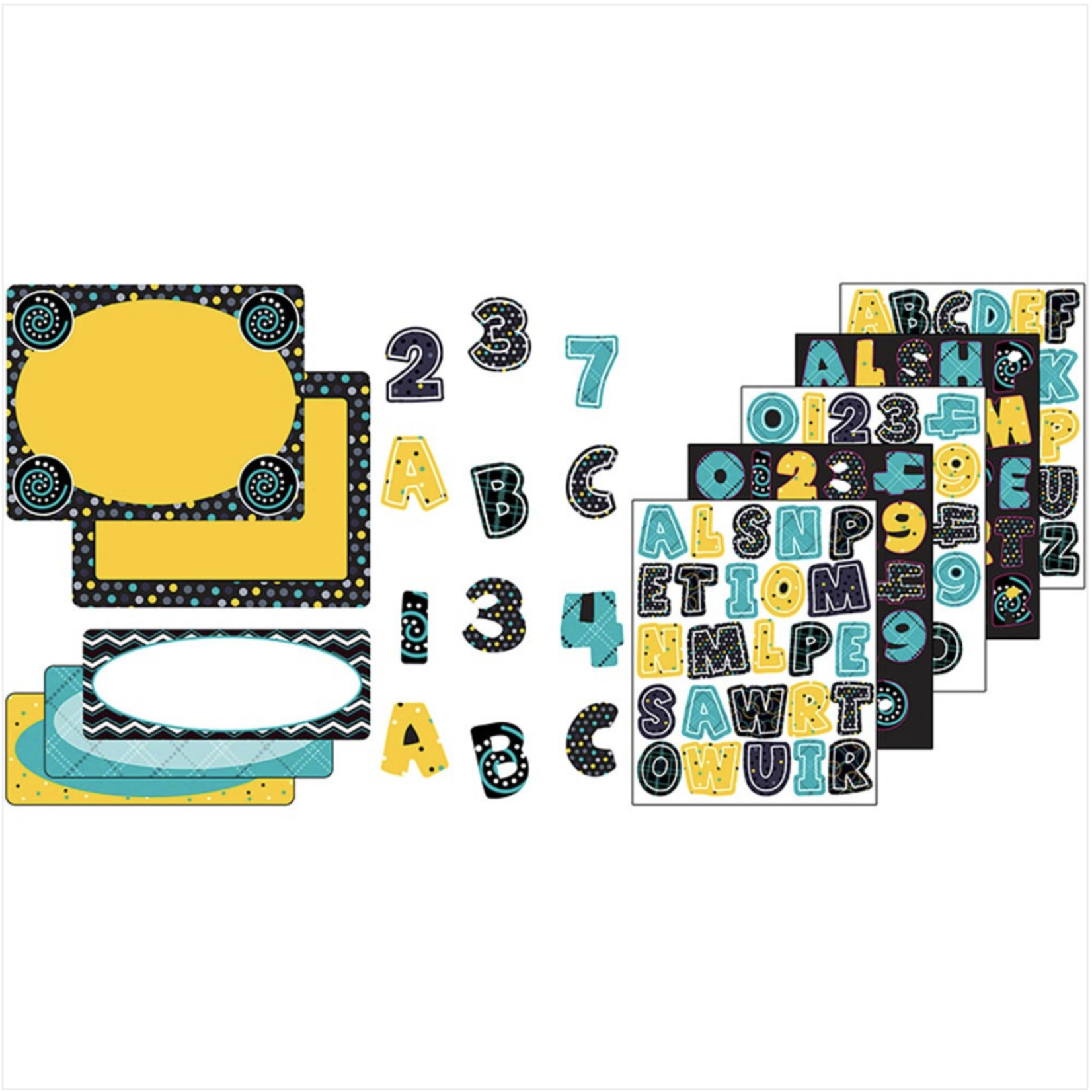 CARSON DELLOSA PUBLISHING CO Black, White & Bold Variety Sticker Pack
