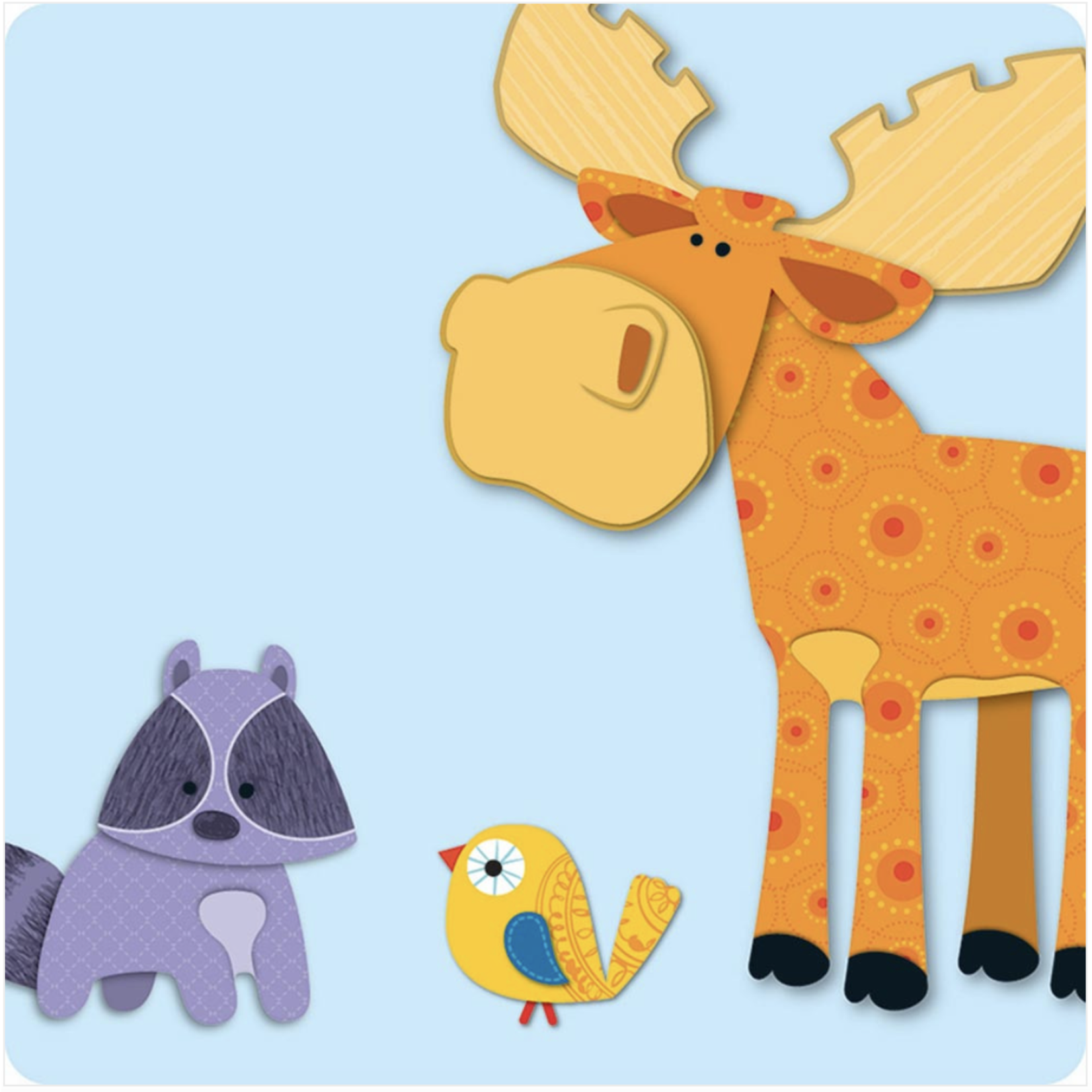 CARSON DELLOSA PUBLISHING CO Moose & Friends Mini Cut Outs