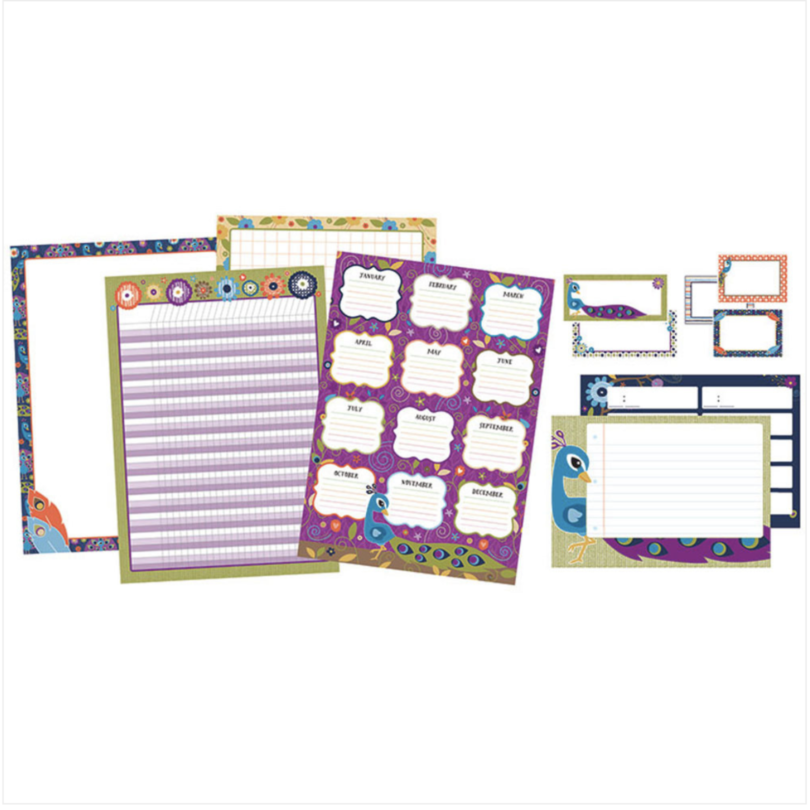 CARSON DELLOSA PUBLISHING CO You-Nique Classroom Organizers Bulletin Board Set