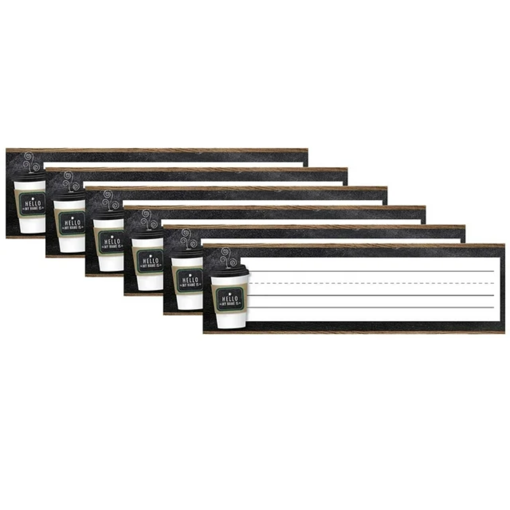CARSON DELLOSA PUBLISHING CO CLM School Girl: Industrial Cafe Nameplates