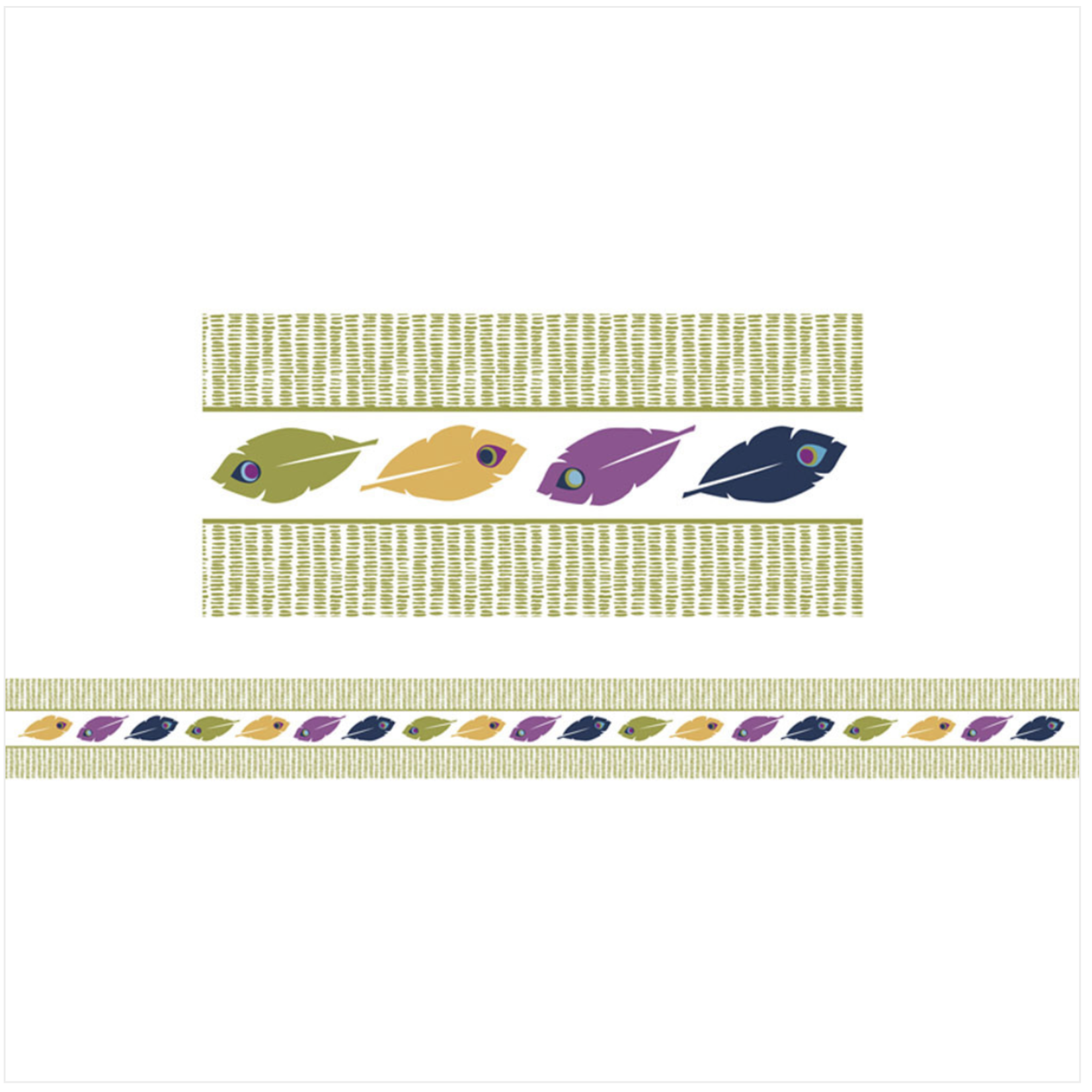 CARSON DELLOSA PUBLISHING CO You-Nique Feather Stripe Straight Borders