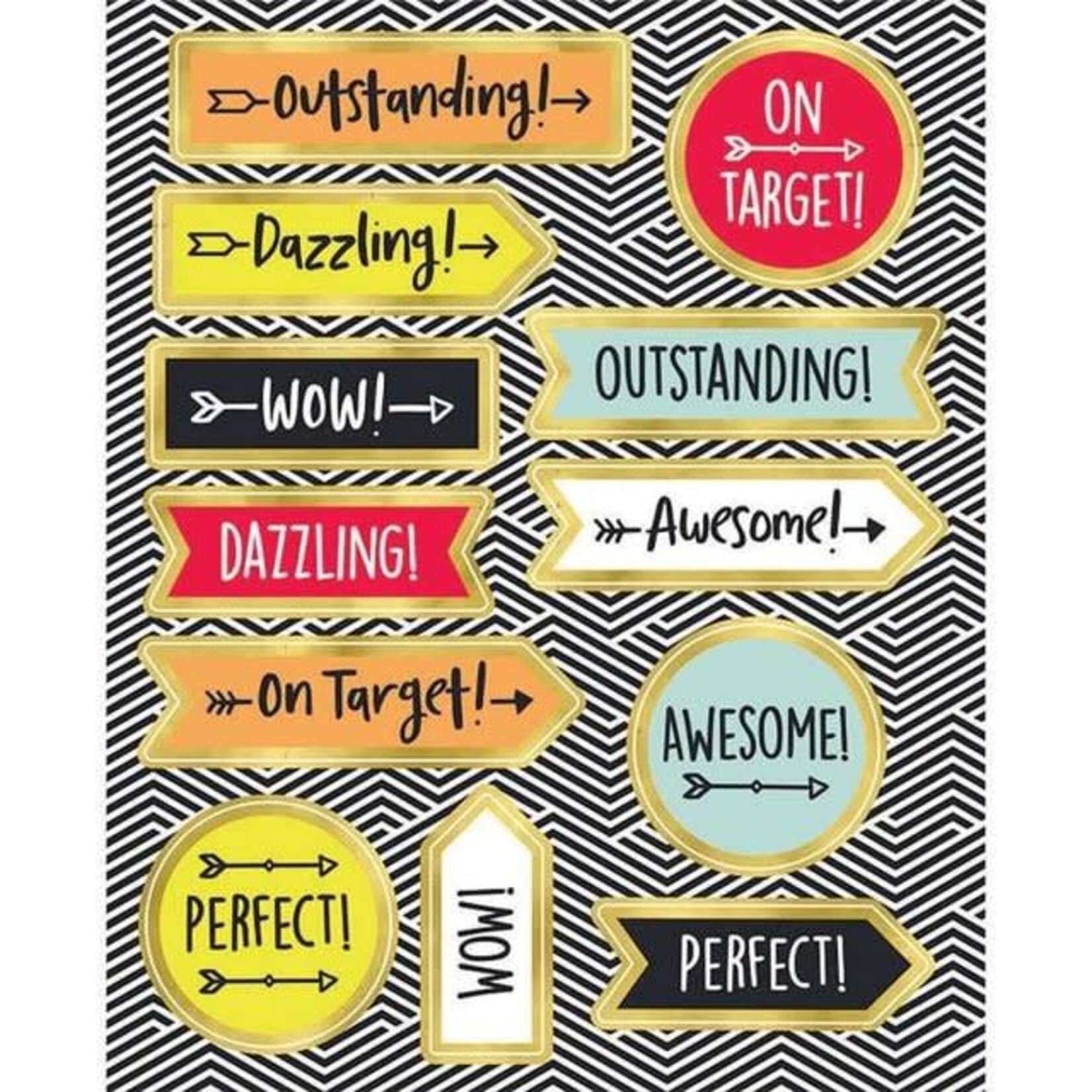 CARSON DELLOSA PUBLISHING CO Aim High Motivators Motivational Stickers