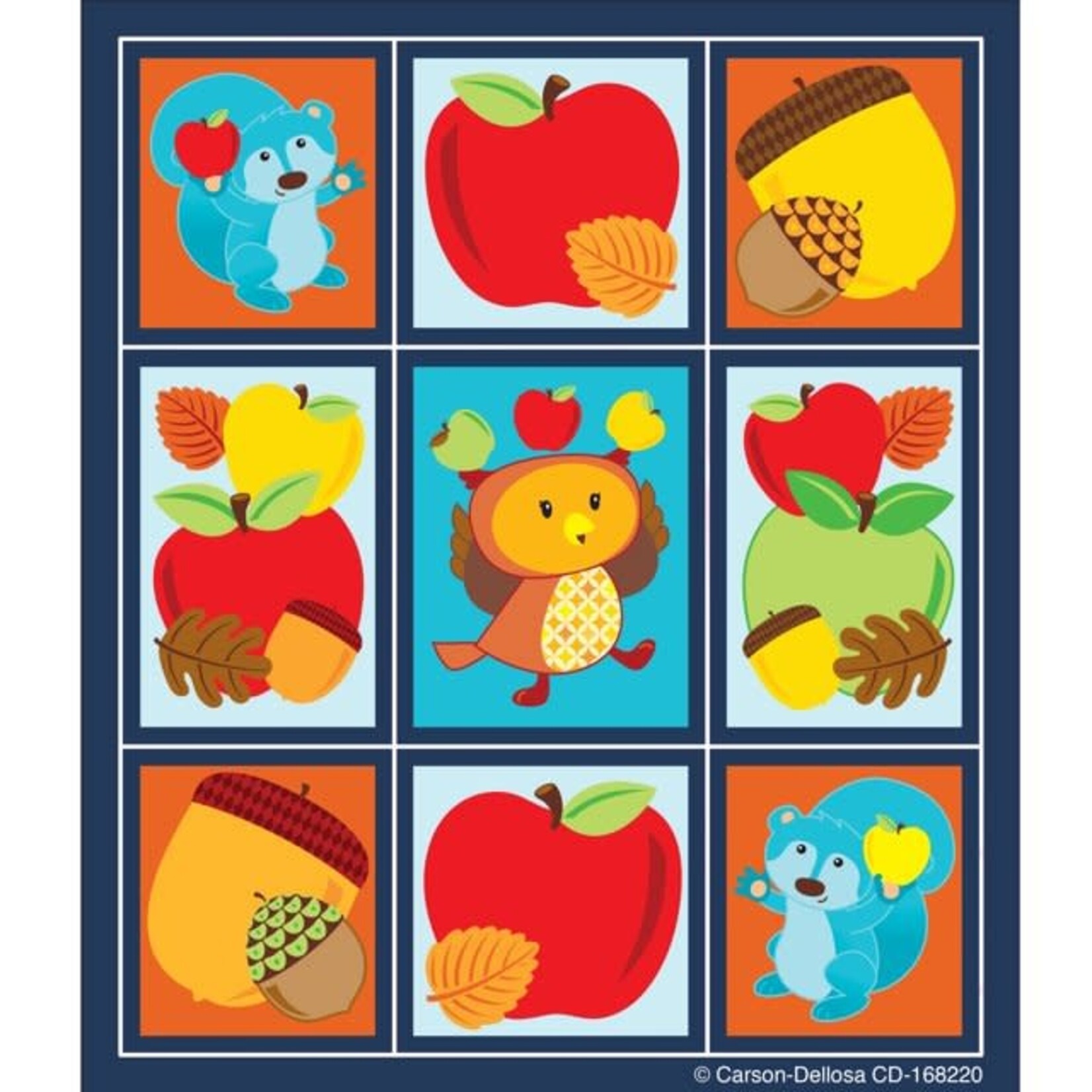 CARSON DELLOSA PUBLISHING CO Fall Fun Prize Pack Stickers