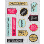 CARSON DELLOSA PUBLISHING CO Shine On Motivators Stickers