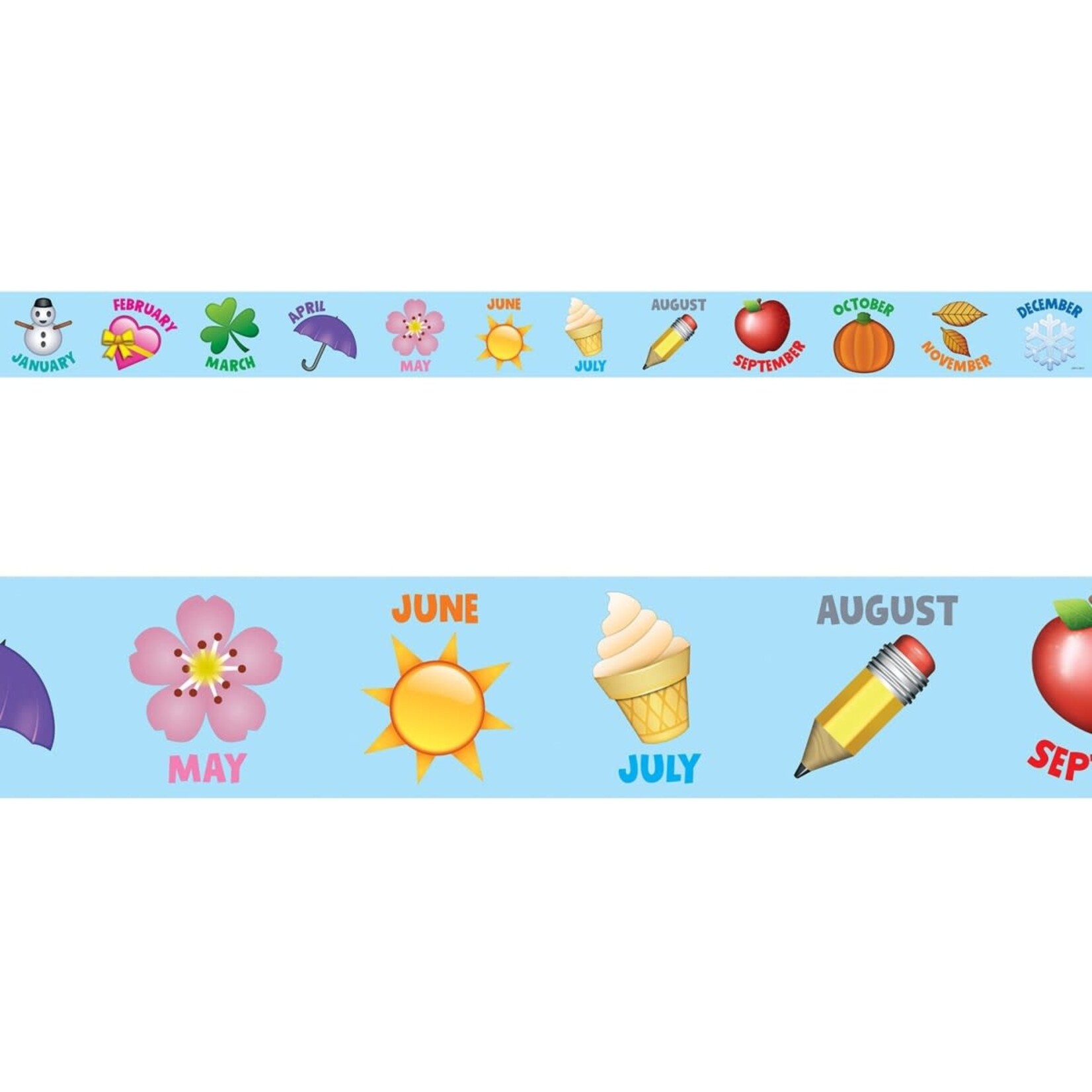 CREATIVE TEACHING PRESS Emoji Months Of The Year Border
