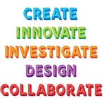 CREATIVE TEACHING PRESS STEM/STEAM Jumbo Words Bulletin Board Set