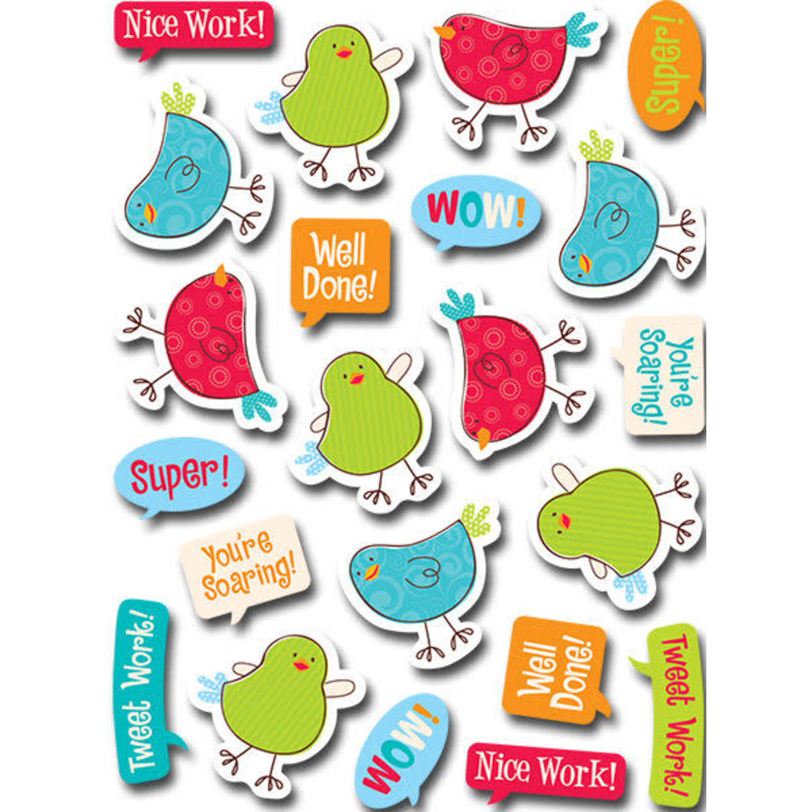 CREATIVE TEACHING PRESS Tweeting Birds Reward Stickers
