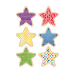 CREATIVE TEACHING PRESS Upcycle Style Designer Cut-Outs, 6" Stars