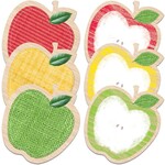 CREATIVE TEACHING PRESS CLM Upcycle Style, Apple  10" Jumbo Cutouts