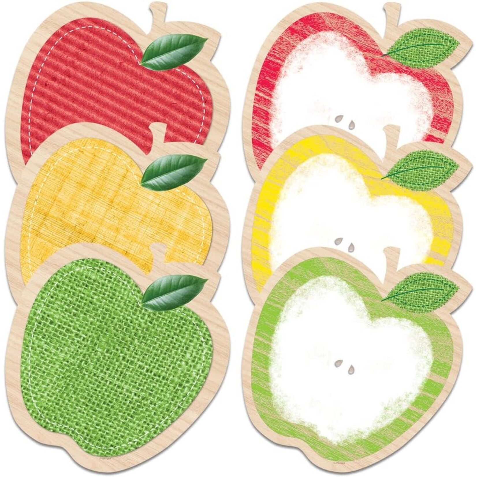 CREATIVE TEACHING PRESS CLM Upcycle Style, Apple  10" Jumbo Cutouts