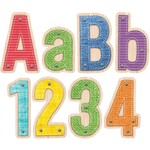 CREATIVE TEACHING PRESS Upcycle Style Textures 4 Inch Letters