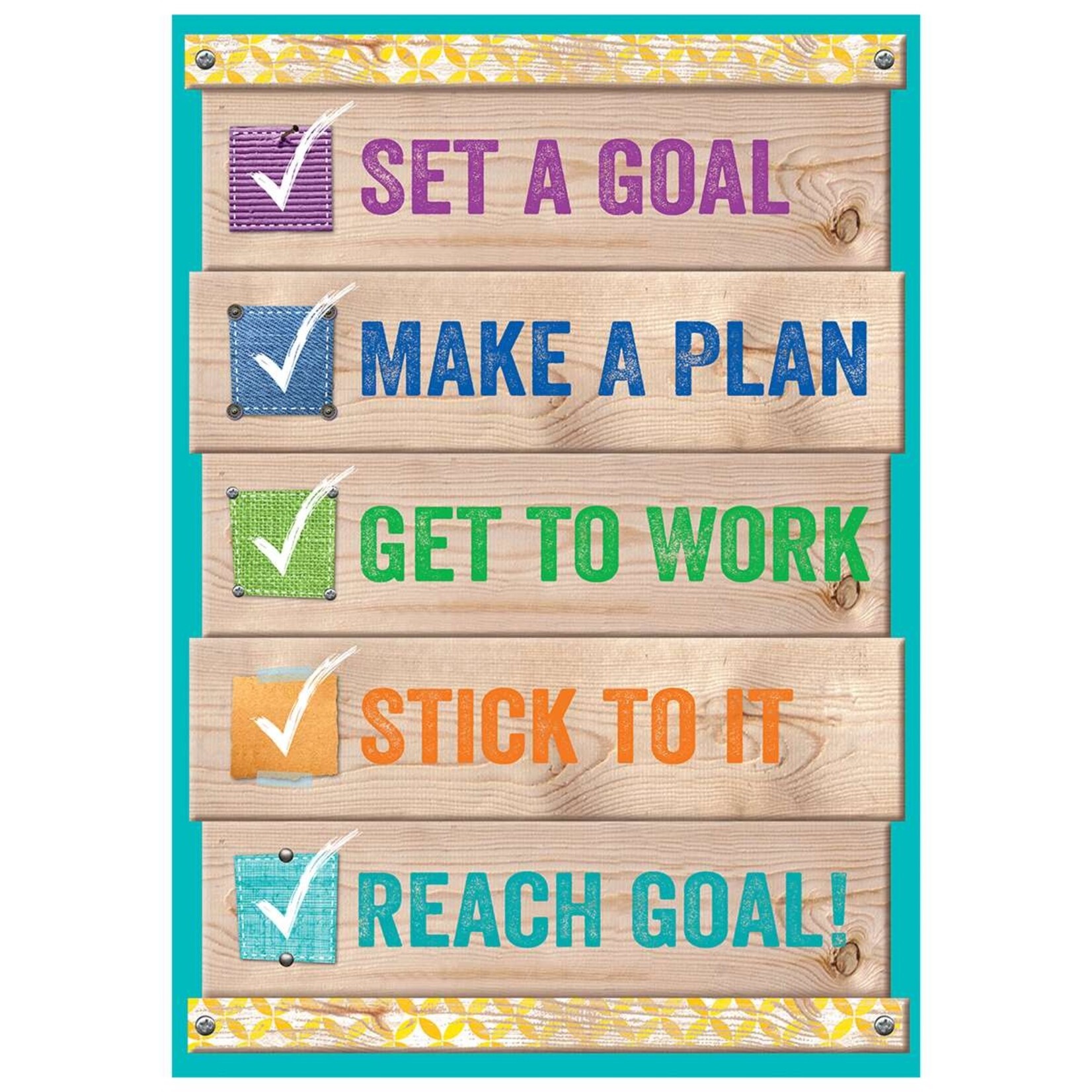 CREATIVE TEACHING PRESS Set A Goal Inspire U Poster