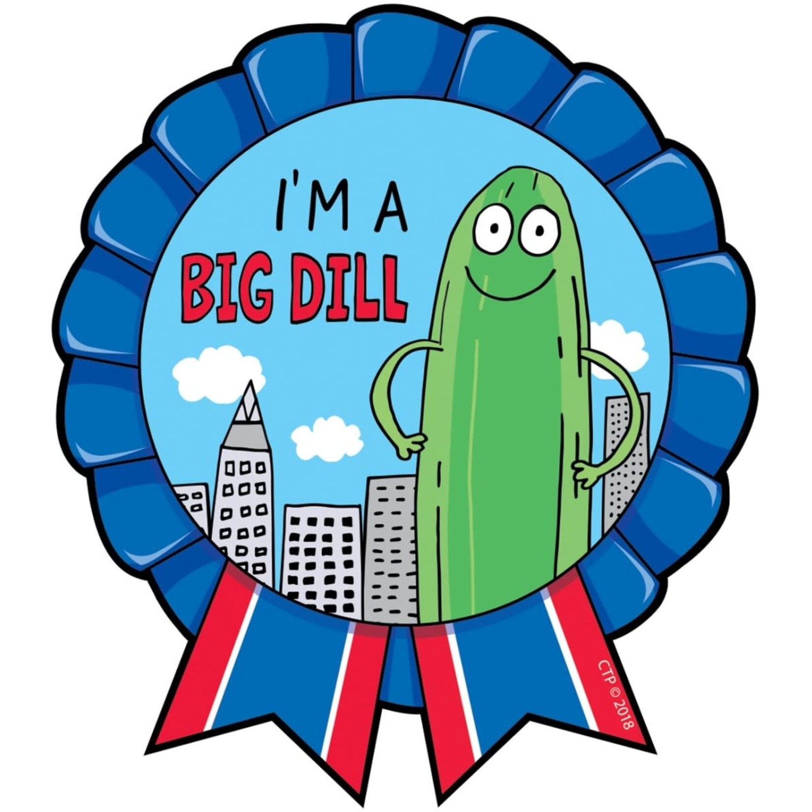CREATIVE TEACHING PRESS CLM So Much Pun I'm A Big Dill Reward Badges